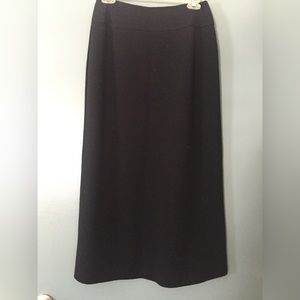 The territory ahead black maxi wool skirt 8p